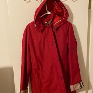 Burberry Brit Red trench coat